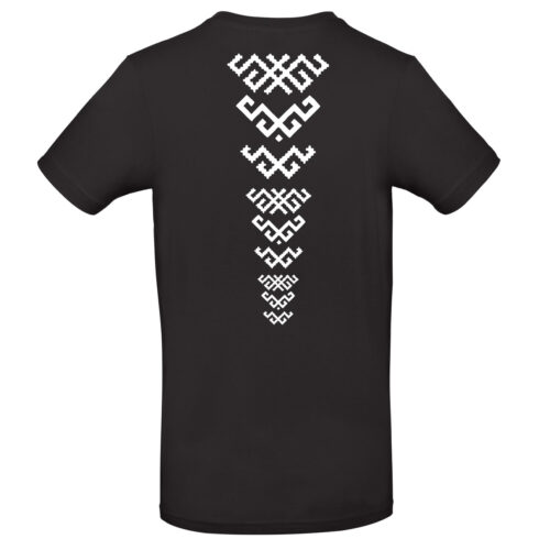 T-krekls “Saules zirgi” (Unisex, melns)