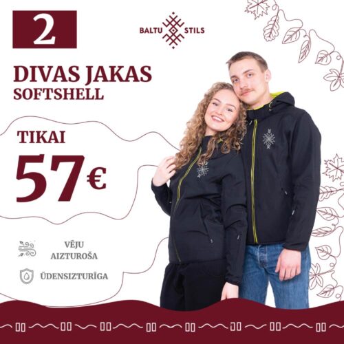 DIVAS jakas “Softshell” “Latvija”