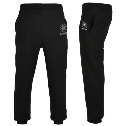 Treniņbikses "Latvija" (Unisex, melns)