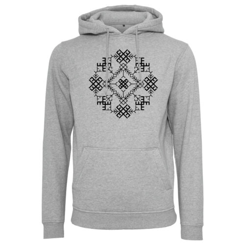 Džemperis ar kapuci “Krupis” (Unisex, Gaiši pelēks)