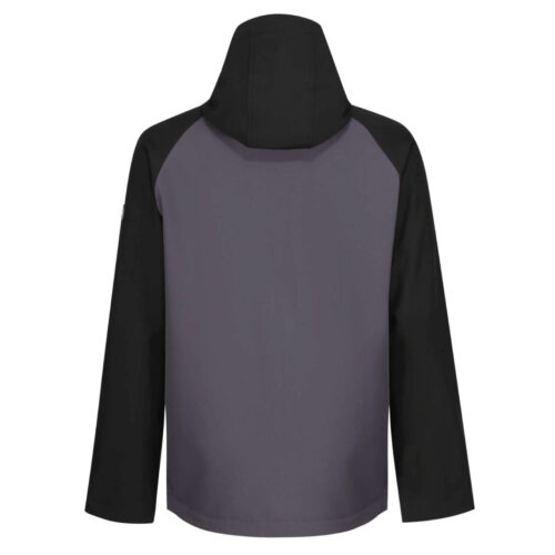 “Regatta” Softshell jaka BEZ APDRUKAS (unisex, melna/pelēka)