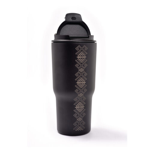 Termokrūze (melna, 600 ml)