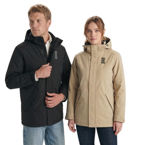 Jaka “Velve” ar ieslēpjamu kapuci (melna vai smilškrāsas)